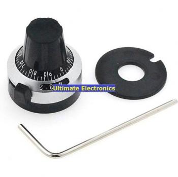 Potenciómetro de Escala Precisa 2 uds. 6,35 mm