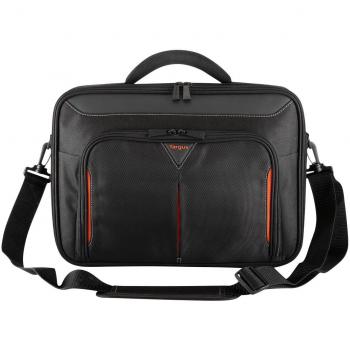 Targus Classic Clamshell Laptop Bag 14-Inch Black/Red