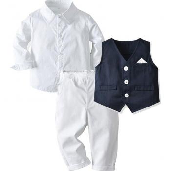 Baby Jungen Anzug Set mit Weste