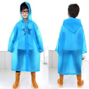 Children's Transparent Rain Poncho