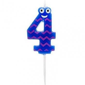 Vela Atosa 50687 Color Violeta Nº 4