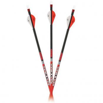 Carbon Express Maxima Red Blazer Vanes 6 Pack