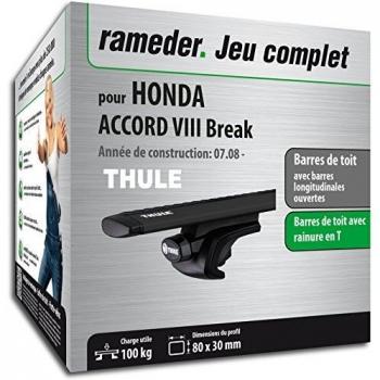 Rameder Pack Barres de Toit WingBar Evo Honda Accord VIII Break