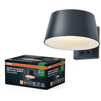 Osram Endura® Solar Bright Sensor Applique Murale Brella IP54 Gris