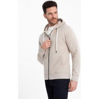 OMBRE Herren Hoodie mit Reißverschluss