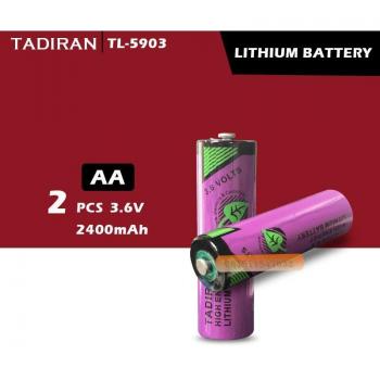 Tadiran TL‑5903 14500/14505 3.6 V Dual AA Lithium Batteries – 2pcs