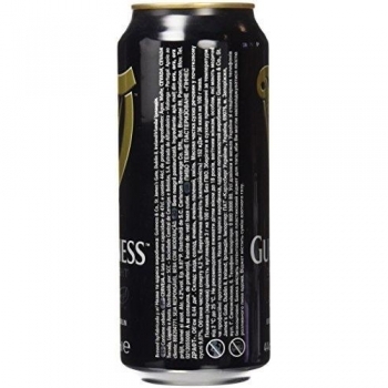 Guinness Draught Stout Cerveza Negra en Lata de 440ml