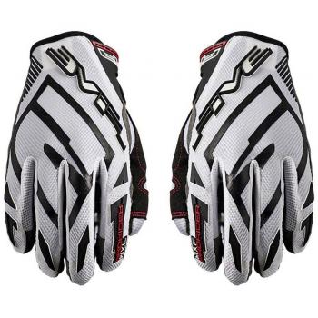 Guanti motocross Five MXF4 Prorider S estivi bianco taglia L