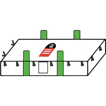 Rangement plat en polypropylène, support 1500 kg