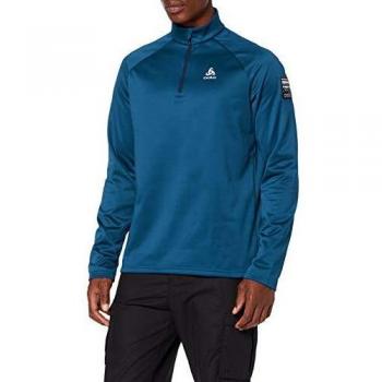 Odlo Pillon Langarm-Midlayer für Herren, Poseidon, M
