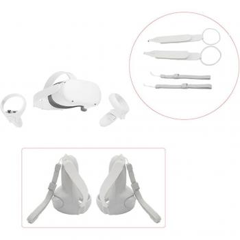 Soporte de Mano y Nudillo para Oculus Quest 2, Agarre Cómodo