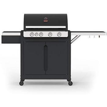 Barbecue Barbecook Stella 4311 a gas 4 fuochi con bruciatore laterale a infrarossi e telo di copertura