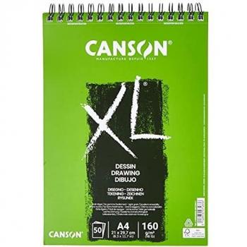 Canson XL Drawing Pad Lightly Ruled A4 50 Sheets 160 G/M²