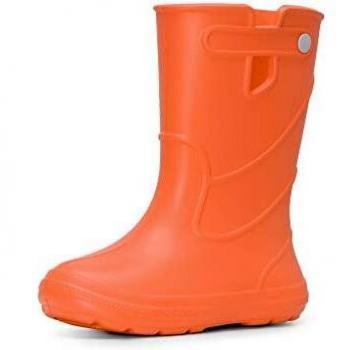 Ladeheid EVA Gummistiefel für Kinder in leuchtendem Orange 30/31 EU