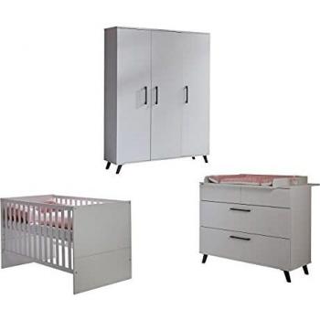 Arthur berndt AMAL Babyzimmer Komplettset 3-teilig, Kinderbett
