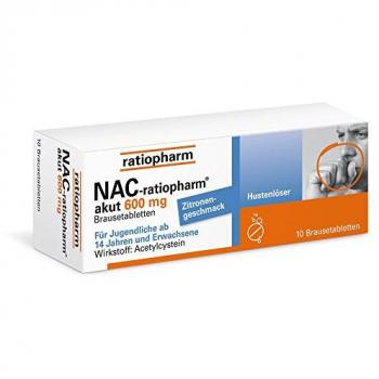 NAC-ratiopharm 600 mg Akut Hustenlöser, 10 Stück