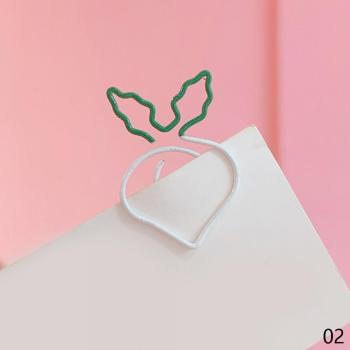 Signets en métal Kawaii carotte