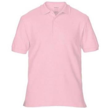 Sport-Polo Männer Gildan Premium Cotton Double Piqué – Lachslicht