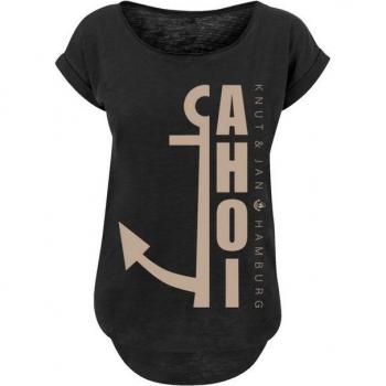 Ahoi Anker Print T-Shirt für Damen in XXL
