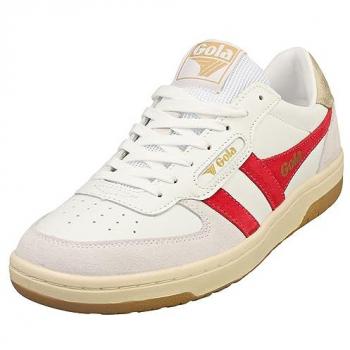 Gola Sneaker Hawk bianco / lampone / oro EU 38