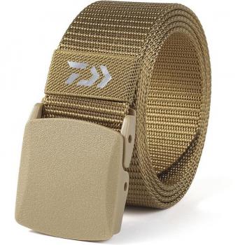 Daiwa Outdoor‑Gürtel Herren – Solide Farbe, rostfreies Metall