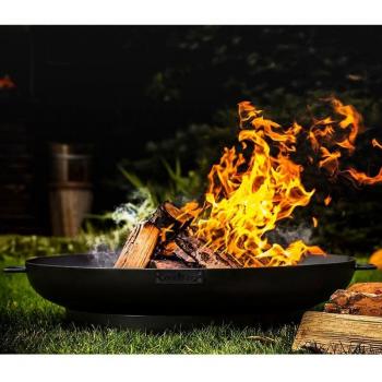 Extra Large Dubai Steel Fire Bowl for Outdoor Use