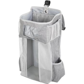 Diaper and Toy Storage Bag for Crib