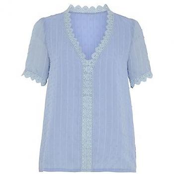 Camicia di Lascana per Donna in Blu Pastello