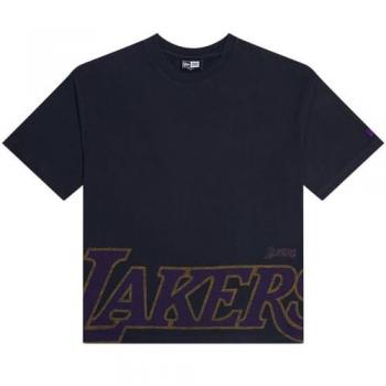 T-shirt noir Los Angeles Lakers grande taille