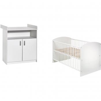 Schardt Kombi-Kinderbett 70 x 140 cm Classic White