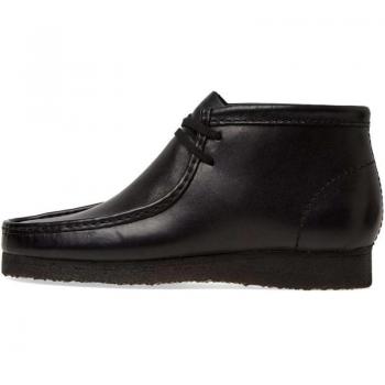 Botines Clarks Originals Wallabee en Piel Negra