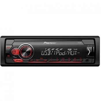 Pioneer MVH‑S110UI 1DIN Autoradio mit Android, iPhone-Steuerung und ARC App – Rot