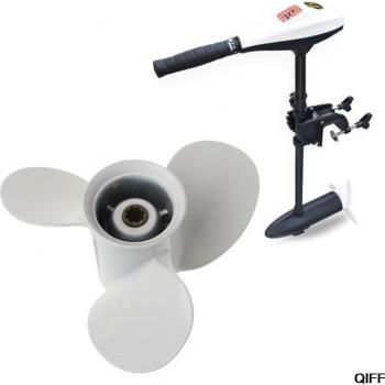 Aluminium Propeller 9 1/4x10 für Yamaha Außenborder 9,9-15HP Weiß 3 Klingen 8 Keil Zahn