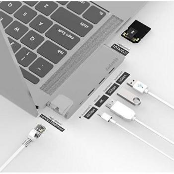 Hub USB C dodowin Compatible avec MacBook Pro 2019 2018 2017 2016 et Macbook Air 2019 2018