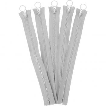 5pcs 25cm Zippers in Candy Colors for Garment Accessories