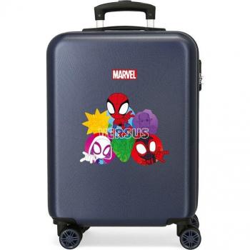 Equipaje Manos Aladas: Maleta Rígida Spidey Versus 55 cm, Color Azul Marino