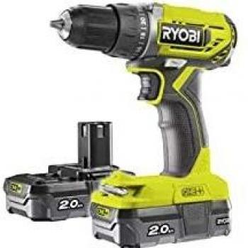 Perceuse à percussion Ryobi R18DD2-220S, 18V One +