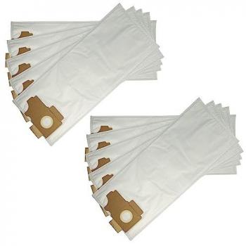 Vhbw Microfleece Vacuum Bag Set (x10) Compatible with Kärcher CV 36/2, CV 46/2, CW 100, CW 50, K 35 E, TBS 32 E