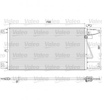 VALEO 815065 Condensator voor airconditioning