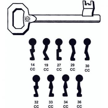 Clés de sécurité Corni 34 cc