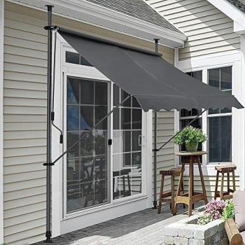 Toldo Articulado con Marco STEM, Material Acero‑Poliéster 300×120 cm