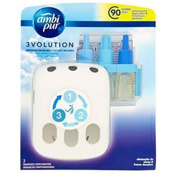 Ambi Pur 3Volution Ambientador Aparato + Recambio Sky 21ml