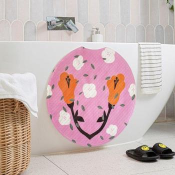 Alfombra de baño con estampado de dibujos animados
