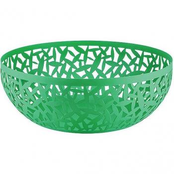 Alessi Obstschale Cactus Grün 29 cm, Edelstahl