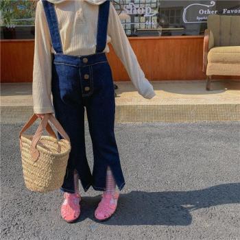 Jeans con Tirantes Niña 1154D