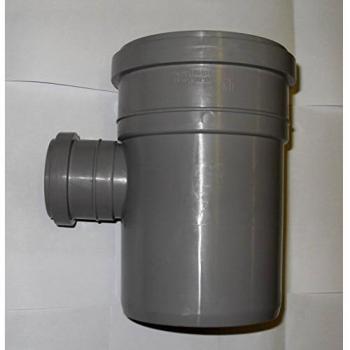 Push-Fit 110mm Soil Pipe with 90° Branch and 50mm Inlet