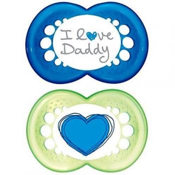 MAM Style I Love Daddy Soother 6 Months+