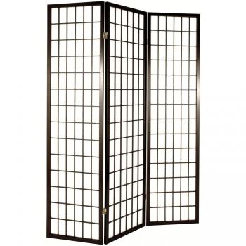 Paravent 34564 von HAKU Möbel – 131 × 179 cm, schwarz