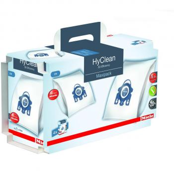 Caja con 4 Bolsas y Filtros HyClean 3D gn + 8 Filtros Miele