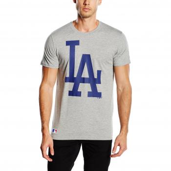 T-shirt Dodgers New Era Tam Logo Heather Grey XL